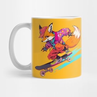 fox skater Mug